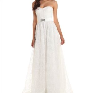 Adrianna  Papell Ivory Gown